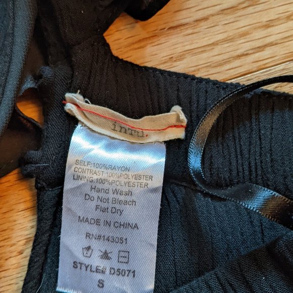 Black summery dress (Size S) - Picture 3 of 4